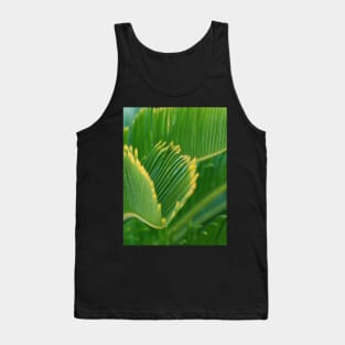 Tropical Palm Leaves Tank Top